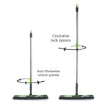 Multipurpose Wet and Dry Cleaning Microfiber Flat MOP Floor Cleaning Mop with , 360 Degree Rotating Head and Telescop...