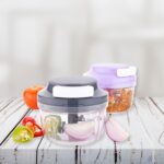 Quick 2in1 Chopper and Slicer Used Widely for chopping and Slicing of Fruits - Image 3