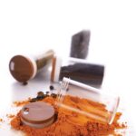 Ganesh 12-Jar Revolving Spice Rack Masala Box - Neckline Detail by Nari Haat, Indian ethnic wear, women clothing, des...