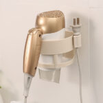 Self Adhesive Hair Dryer Holder – Bathroom Wall Storage Shelf Organizer Stand - Full Detail by Nari Haat, Indian et...