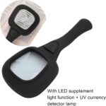 Handheld LED Magnifying Glass – 6 Lighted Magnifier for Reading & Inspection - Full Detail by Nari Haat, Indian eth...
