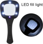 Handheld LED Magnifying Glass – 6 Lighted Magnifier for Reading & Inspection - Full Detail by Nari Haat, Indian eth...