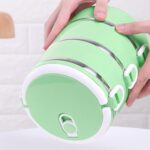 3 Layer Doraemon Lunch Box Tiffin - Closeup Embroidery by Nari Haat, Indian ethnic wear, women clothing, designer suit