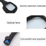 Handheld LED Magnifying Glass – 6 Lighted Magnifier for Reading & Inspection - Neckline Detail by Nari Haat, Indian...