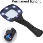 Handheld LED Magnifying Glass – 6 Lighted Magnifier for Reading & Inspection - Fabric Detail by Nari Haat, Indian e...