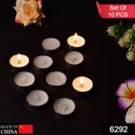 10 Pcs Decorative Color Candle Light Perfect for Gifts Home Birthday - With Dupatta by Nari Haat, Indian ethnic wear,...