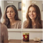 Generic Women's Vixa Naturals Dark Brown Mix Hair Color | Henna Powder for Hair | Natural Black Herbal Hair Dye | Organic Mehndi with Indigo, Tulsi, Baheda & Thankuni | 25g x 8 - Image 2