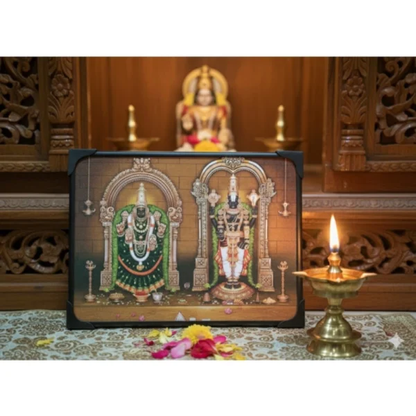 Multicolor Wooden Tirupati Balaji Devotional Audio Player