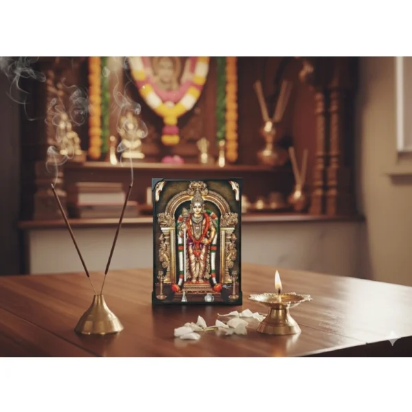 Multicolor Wooden Lord Murugan Devotional Audio Player