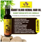 Generic Devi Herbels Rabbit Blood Herbal 100 ML Hair Oil - Men's And Women's Hair Growth Oil - Image 4