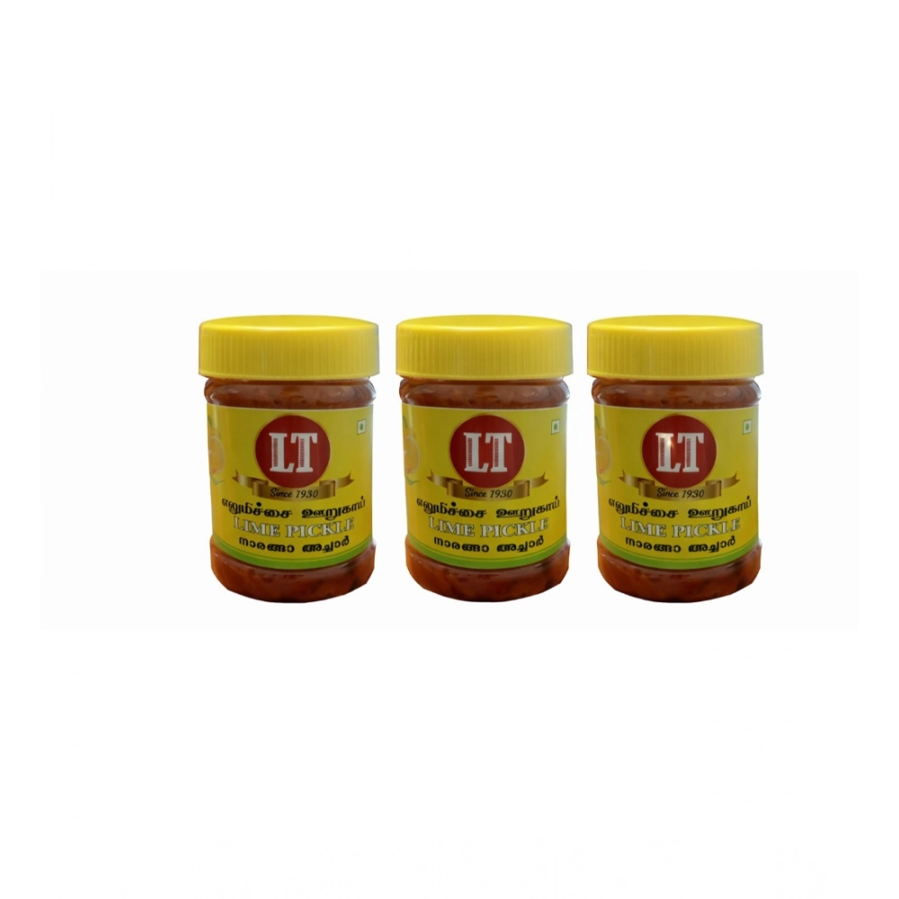 Pack of 3 small jars of Red Lemon Pickle