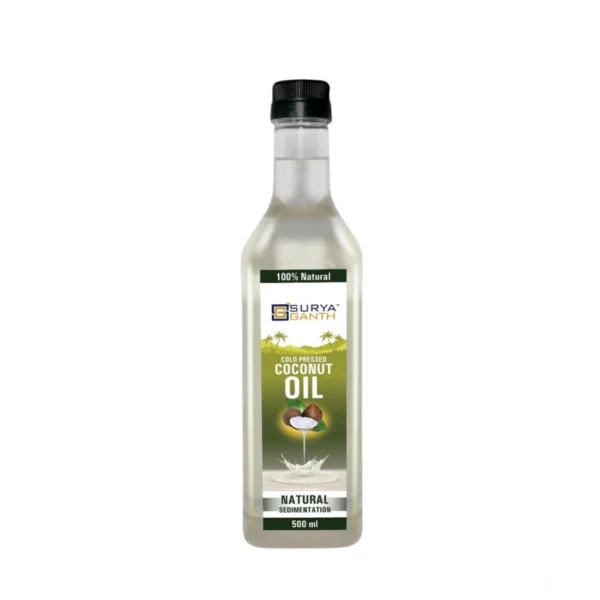 Surya Ganth Premium Cold Pressed Coconut Oil bottle