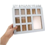 Multicolor Acrylic School Years Photo Frame