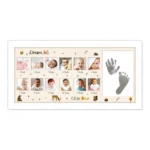 Generic Acrylic Footprint Hand Printbaby Photo Frame Ink Pad Photo Frame (Multicolor) - Image 3