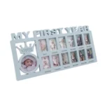 Multicolor Acrylic Newborn Baby First Year Photo Frame
