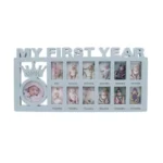 Generic Acrylic Newborn Baby First Year Photo Frame (Multicolor) - Image 4