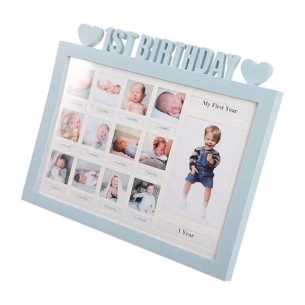 Multicolor Acrylic First Year Baby Photo Frame