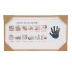 Generic Acrylic Birthday Baby Handprints And Footprints Frame (Multicolor) - Image 3