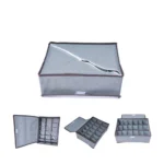 Generic Polypropylene 3 Divider Storage Box (Multicolor) - Image 2