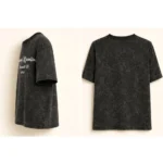 Generic Men's Cotton Acid wash T-shirt (Grey) - Image 3