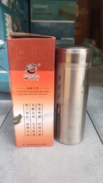 Stainless Steel Hydra Vacuum Insulated Flask Water Bottle - Neckline Detail by Nari Haat, Indian ethnic wear, women c...