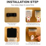 Wall Mounted Oil Dispenser Bottle (1100ml Approx) - Back View by Nari Haat, Indian ethnic wear, women clothing, desig...