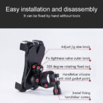 Bike Phone & Mobile Mount Anti Shake and Stable Cradle Clamp with 360° Rotation - Fabric Detail by Nari Haat, Indian...
