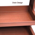 Plastic Serving Trolley Kitchen bar cart for bar, Living Room - Back View by Nari Haat, Indian ethnic wear, women clo...