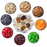 Multipurpose 7-Compartment Dry Fruit & Snack Storage Box - Closeup Embroidery by Nari Haat, Indian ethnic wear, women...