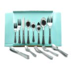 45Pc Stainless steel Flatware Set - Sleeve Design by Nari Haat, Indian ethnic wear, women clothing, designer suit