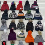 Cap for Winter Woolen Knitted Black Inside Fur Caps - Back View by Nari Haat, Indian ethnic wear, women clothing, des...