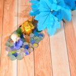 Glass Gem Stone, Flat Round Marbles Pebbles for Vase Fillers, Attractive pebbles for Aquarium Fish Tank. - Back View ...