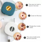 Portable Travel Organizer Case - Data Cables, Chargers, Pen Drives, and Memory Cards - Neckline Detail by Nari Haat, ...