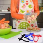 3pc Durable Blade Vegetable Peelers with Ergonomic Handles