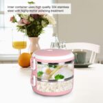 Doraemon 2-Layer Lunch Box – Steel Tiffin Box for Home, Office & School Use - Neckline Detail by Nari Haat, Indian ...