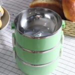 3 Layer Doraemon Lunch Box Tiffin - Front View by Nari Haat, Indian ethnic wear, women clothing, designer suit