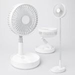 Telescopic Foldable Electric Desktop Fan – Adjustable & Portable - Front View by Nari Haat, Indian ethnic wear, wom...