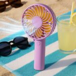 Portable Mini handy Fan & Personal Table Fan (Battery Not Include) - Front View by Nari Haat, Indian ethnic wear, wom...