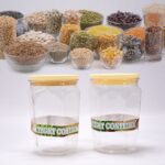 Air Tight Kitchen Storage Container  (Approx - 1100Ml, Set of 2pcs) - Front View by Nari Haat, Indian ethnic wear, wo...