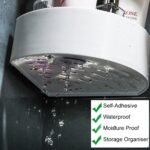 Corner Shelf Bathroom Kitchen Rack Self Adhesive Wall Mount Storage Basket - Full Detail by Nari Haat, Indian ethnic ...