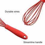 Manual Whisk Mixer – Silicone Cream Whisk, Rotary Egg Beater for Kitchen Baking - Full Detail by Nari Haat, Indian ...