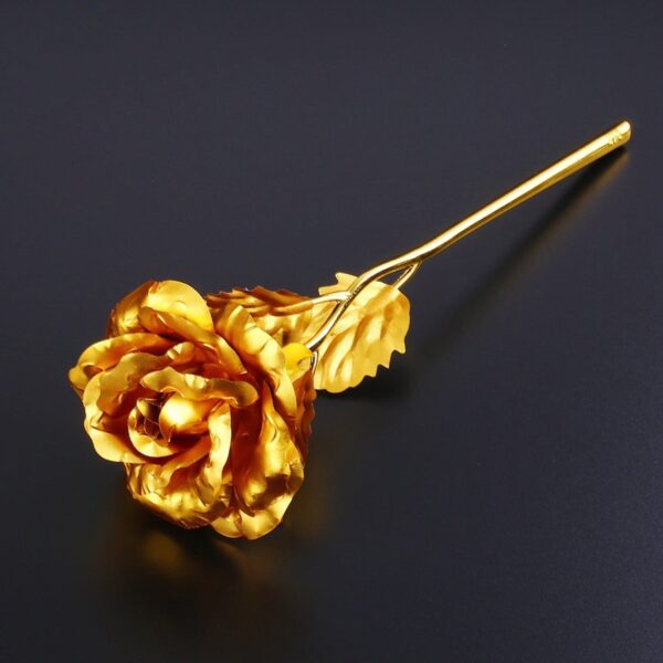 Golden Rose Artificial Flower for Home Decor