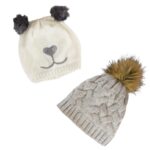 Mix Design Winter cap for Women Warm Thick Cotton Lining Skull Cap - Image 4