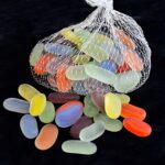 Glass Gem Stone, Flat Round Marbles Pebbles for Vase Fillers, Attractive pebbles for Aquarium Fish Tank. - Back View ...