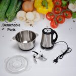 STAINLESS STEEL ELECTRIC MEAT GRINDERS WITH BOWL  (2L, 250WATTS) - Full Detail by Nari Haat, Indian ethnic wear, wome...