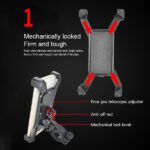 Bike Phone & Mobile Mount Anti Shake and Stable Cradle Clamp with 360° Rotation - Neckline Detail by Nari Haat, Indi...