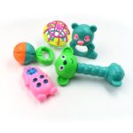 AT38 5Pc Rattles Baby Toy game for kids and babies for playing and enjoying purposes - Back View by Nari Haat, Indian...