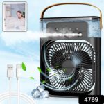 Portable Air Conditioner Fan - Personal Desk Cooling Fan (Battery Not Included) - With Dupatta by Nari Haat, Indian e...