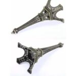 Antique 3D Eiffel Tower Statue - Metal Paris Landmark Decorative Showpiece - Full Detail by Nari Haat, Indian ethnic ...