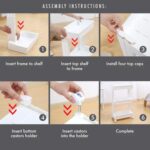 Plastic Serving Trolley Kitchen bar cart for bar, Living Room - Full Detail by Nari Haat, Indian ethnic wear, women c...